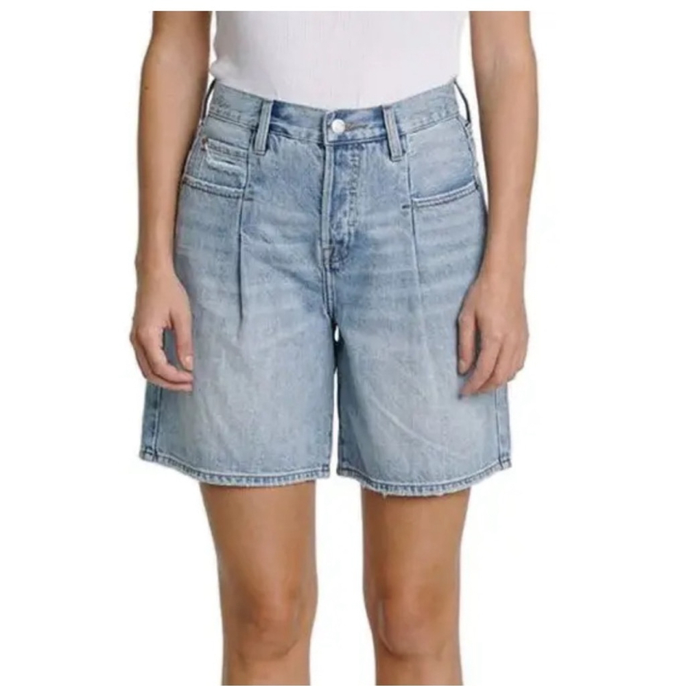 Pistola Denim Frannie High Rise Wide Leg Mom Shorts Size 25 Revolve y2k 90s